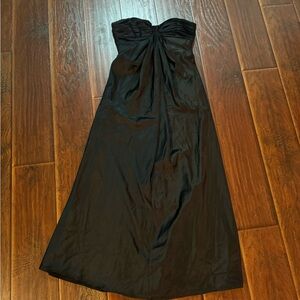 Le Chateau Black Strapless Maxi Dress